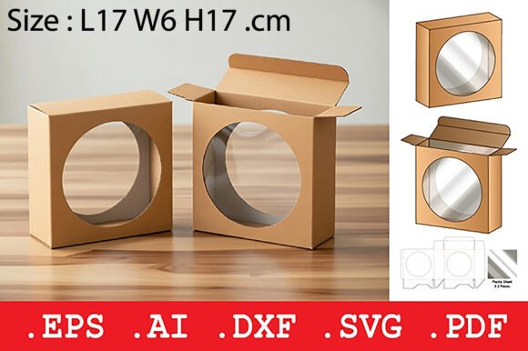 3D SVG Objects: Rectangular Box with Circular Window Review