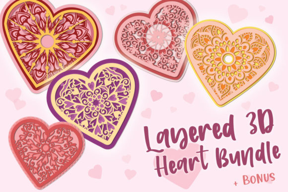 3D SVG Shapes: Heart Bundle Review