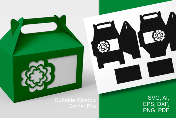 4 Petals Flower Gable Box: A Spring 3D SVG Review