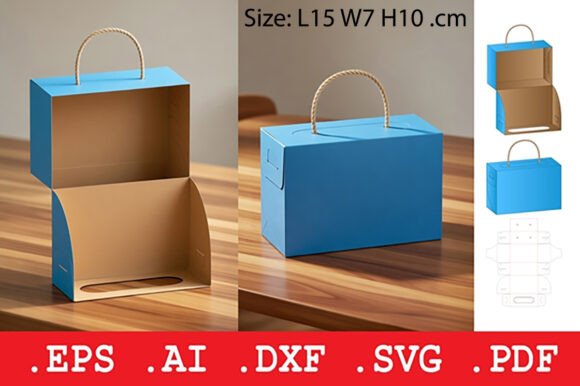 Carry Case Box with Rope Handle: 3D SVG Objects Review