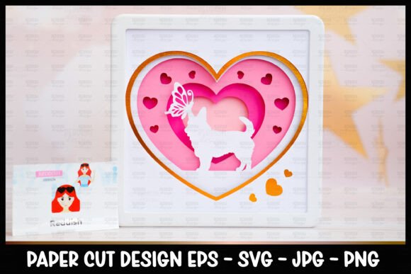 Corgi Shadow Box: 3D SVG for Shadow Boxes