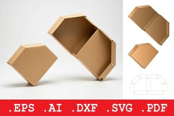 Folding Diamond Shape Retail Box: 3D SVG Objects Review