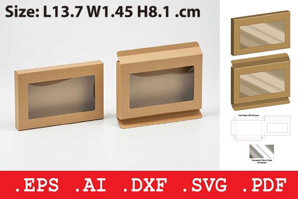 Folding Window Retail Box: A 3D SVG for Objects
