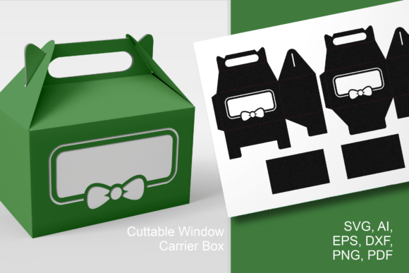 Gift Bow Cutout 1 Gable Box Template SVG: A 3D SVG Review for Life Events And Celebrations