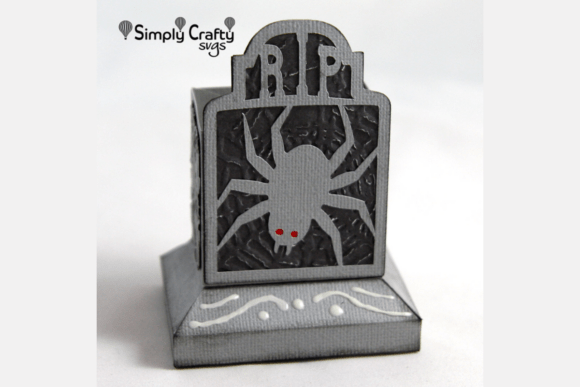 Gravestone Treat Box 3D SVG Freebies Review