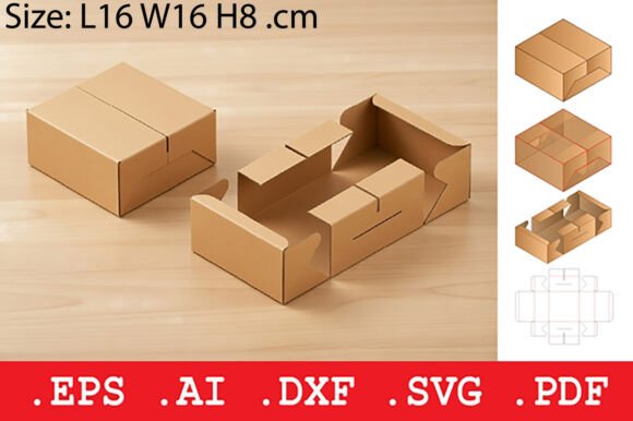 Rectangular Self Locking Folding Box: 3D SVG Objects Review