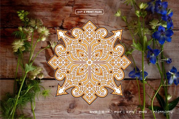 Review: 3D Mandala 1 Vector Eps 10 for Real Embroidery