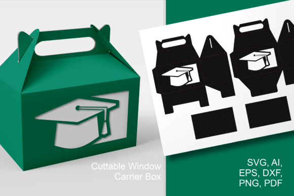 Review: 3D SVG Graduation Hat Gable Box