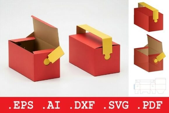 Review: 3D SVG Objects for Rectangular Gift Box with Paper Handle