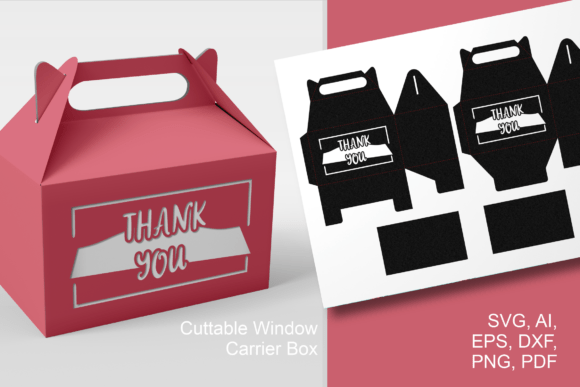Review: Curly Thank You 1 Gable Box 3D SVG for Celebrations
