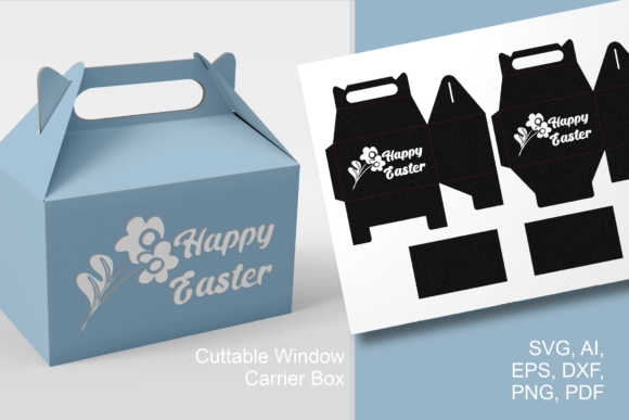 Review: Floral Happy Easter 3D SVG Gable Box