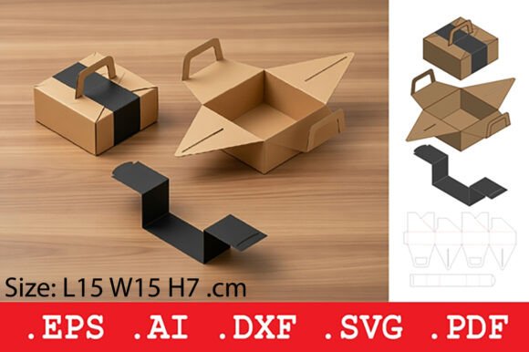 Reviewing the Self-Locking Square Gift Box 3D SVG for Objects