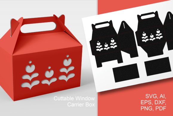 Scandi Flower X3 Gable Box: A Spring 3D SVG Review