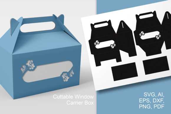 Spring 3D SVG: Floral Pill Frame Gable Box Review