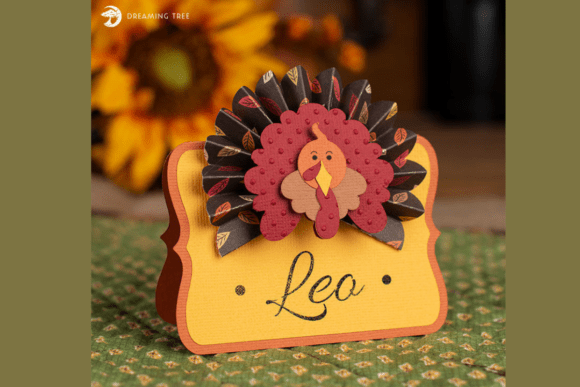 Turkey Place Card: 3D SVG Freebies Review